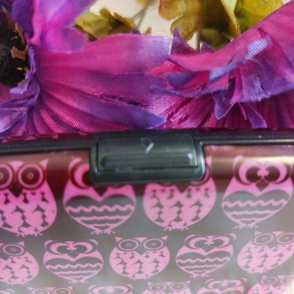 OWLS Wallet RFID Blocking Credit Debit Cards ID Black Purple - Picture 6 of 6